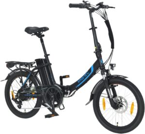 smartEC Camp-20D E-Klapprad | E-Bike | E-Faltrad Elektrofahrrad 20 Zoll Lithium-Ionen-Akku 36V/15,6Ah Motor 250W Fahrunterstützung 25 km/h…