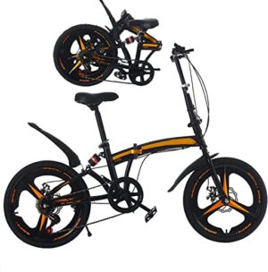 Faltrad für Erwachsene Klapprad 6 Gang-Schaltung Klappfahrrad Quick-Fold-System Fahrräder Klappfahrrad für Outdoor Reisen Camping