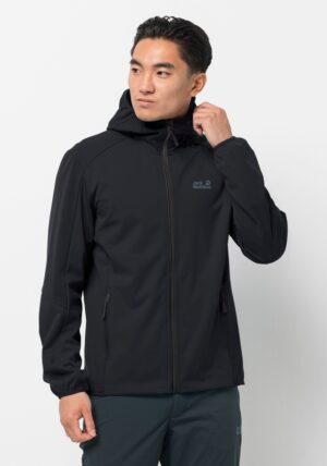 Jack Wolfskin Softshelljacke »GO HIKE SOFTSHELL M«, mit Kapuze