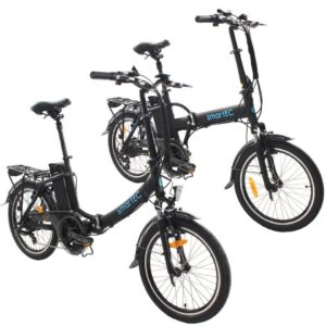 smartEC E-Bike »Camp-20D + Camp-20H«, 7 Gang Shimano, Kettenschaltung, Hinterrad-Nabenmotor 250,00 W, (2er Set), E-Klapprad, Li-Ion-Akku,…