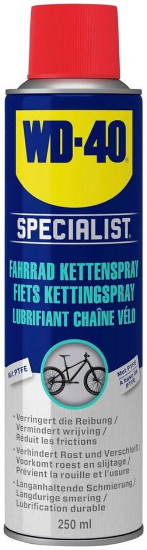 WD-40 Kettenöl »Specialist BIKE Kettenspray Allwetter«, Fahrrad Pflegemittel 250 ml