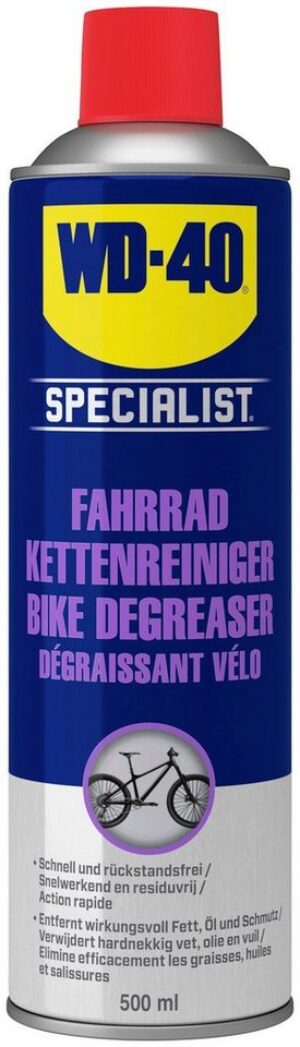 WD-40 »Specialist Fahrrad Kettenreiniger« Reinigungsspray (Fahrrad Pflegemittel 500 ml)