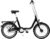 20 Zoll Alu Klapp Fahrrad Faltrad Folding Bike Shimano 3 Gang Nabendynamo schwarz RH 41cm